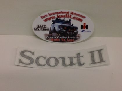 Picture of Scout II Emblem Decal,  Chrome Trim