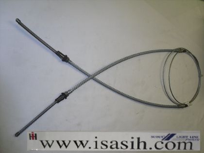 Picture of Rear Parking Brake Cable, 71-78 Scout II 100" WB