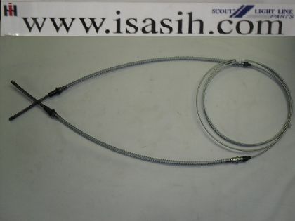 Picture of Rear Parking Brake Cable, 76-78 Scout II - Terra & Traveler 118" WB