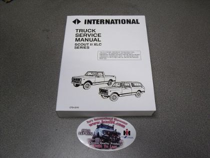 Picture of Service Manual, Scout II 1976-1977
