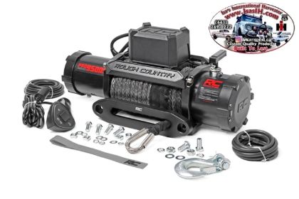 Picture of 9500 Rough Country Electric Winch w/ Synthetic Rope
